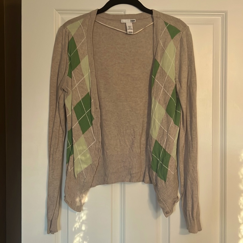Argyle sweater set